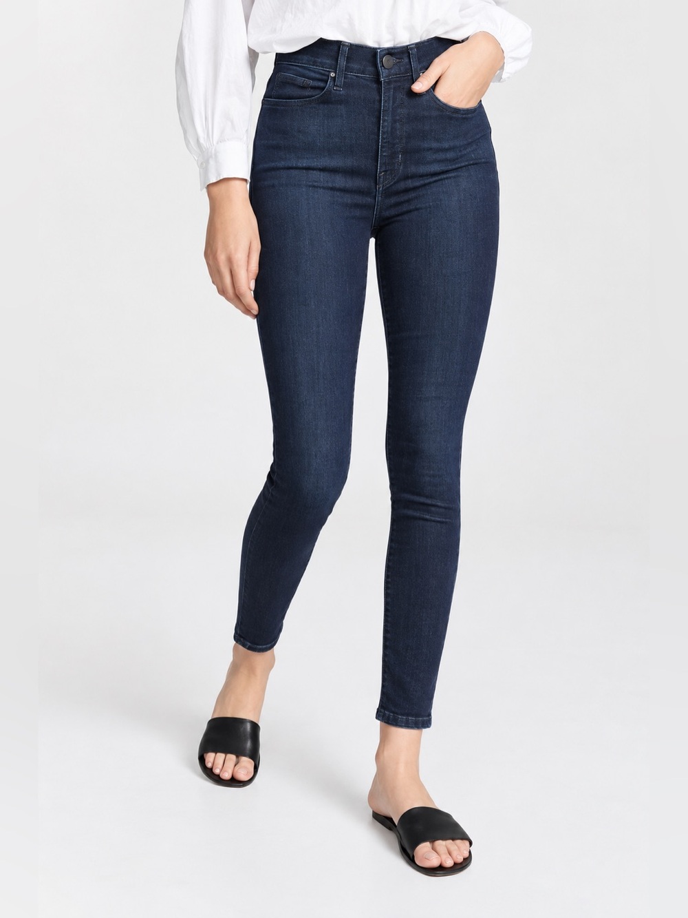 AYR High Rise Skinny Jeans W27 L28 Dark Wash Denim